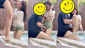 Em gái Thái làm tình ngay tại hồ bơi